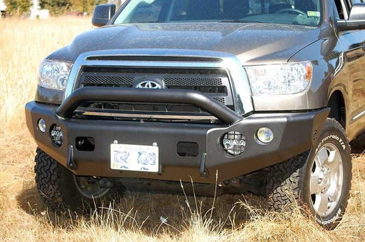 TrailReady 13410P Toyota Tundra 2007-2013 Extreme Duty Front Bumper Winch Ready with Pre-Runner Guard - BumperOnly