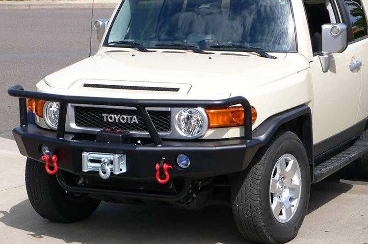 TrailReady 3400G Toyota FJ Cruiser 2007-2014 Extreme Duty Front Bumper Winch Ready with Full Guard