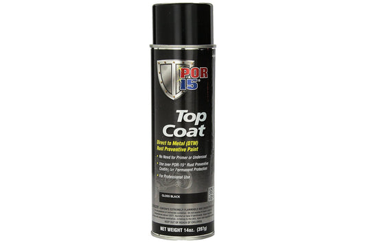 POR-15 Bumper Rusting Prevent Black Top Powder Coating - 14fl. oz - BumperOnly