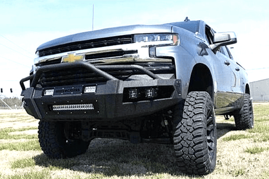 Iron Cross 62-525-20 Chevy Silverado 2500/3500 2020-2023 Hardline Front Bumper With Push Bar
