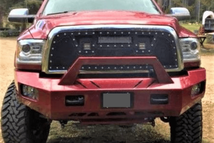Thunder Struck Smooth Pre-Runner Dodge RAM 2500/3500 2013-2018 Front Bumper DHD13-FB SM PR PA