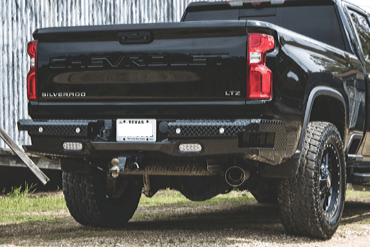 Bodyguard KFC20BYG Chevy Silverado 2500/3500 2020-2024 FT Rear Bumper With Sensor Cutouts