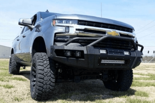 Iron Cross 62-525-20 Chevy Silverado 2500/3500 2020-2023 Hardline Front Bumper With Push Bar