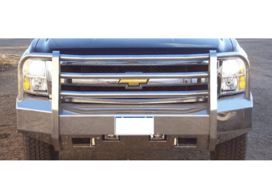 Truck Defender Aluminum Front Bumper Chevy Silverado 1500 2003-2006 Standard Polished 1C-0306