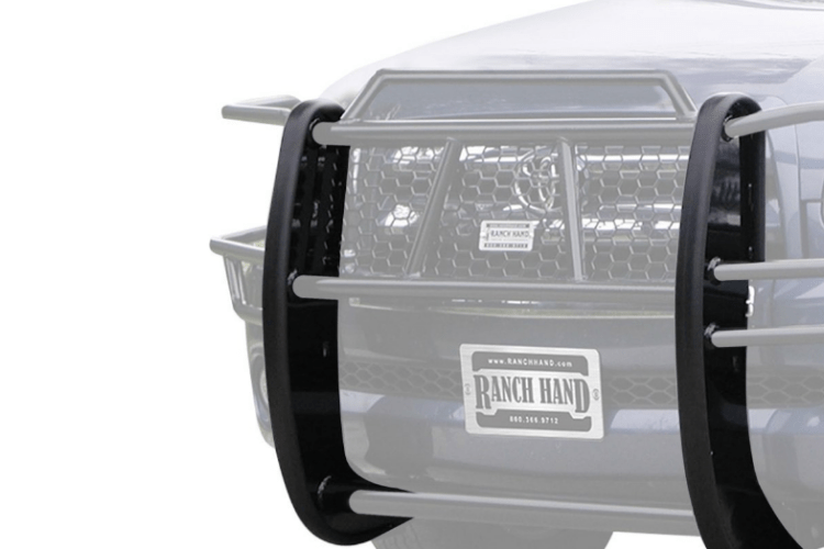 Ranch Hand Rubber Upright Pad Grille Guard, Front Bumper Protection (RUPU)
