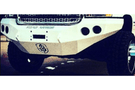 Road Armor 66000Z 1999-2004 Ford F250/F350/F450 Superduty, Ford Excursion Stealth Front Winch Ready Bumper No Guard, Raw Finish and Round Fog Light Hole