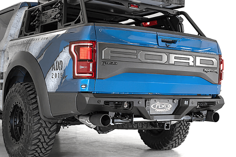 ADD R110011370103 Ford F150 Raptor 2017-2020 Bomber Rear Bumper with Sensor Cutouts