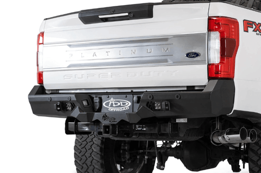 ADD R160051280103 Ford F250/F350 Superduty 2017-2022 Bomber Rear Bumper with Sensor Cutouts