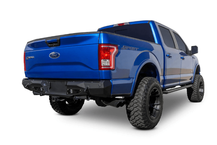 ADD R181231280103 2015-2020 Ford F150 Stealth Fighter Rear Bumper with Back Up Sensor Cut Outs