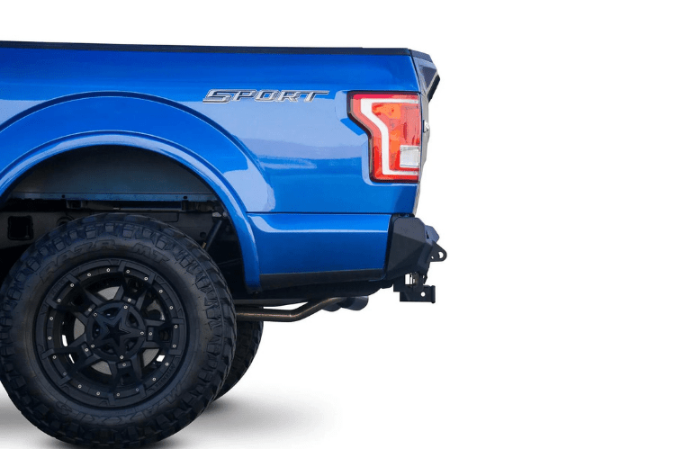 ADD R181231280103 2015-2020 Ford F150 Stealth Fighter Rear Bumper with Back Up Sensor Cut Outs