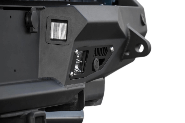 ADD R181231280103 2015-2020 Ford F150 Stealth Fighter Rear Bumper with Back Up Sensor Cut Outs