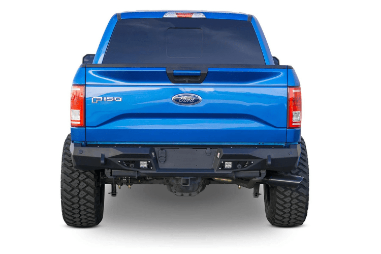 ADD R181231280103 2015-2020 Ford F150 Stealth Fighter Rear Bumper with Back Up Sensor Cut Outs