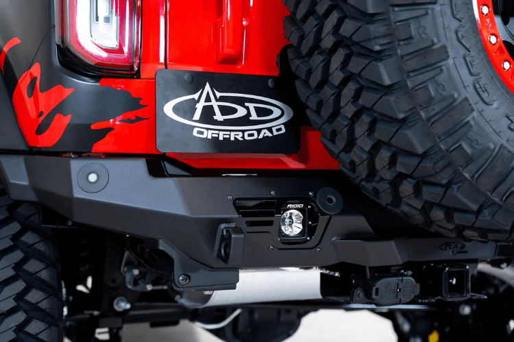 ADD R230141090103 Ford Bronco 2021-2024 Bomber Rear Bumper with Sensor Cutouts