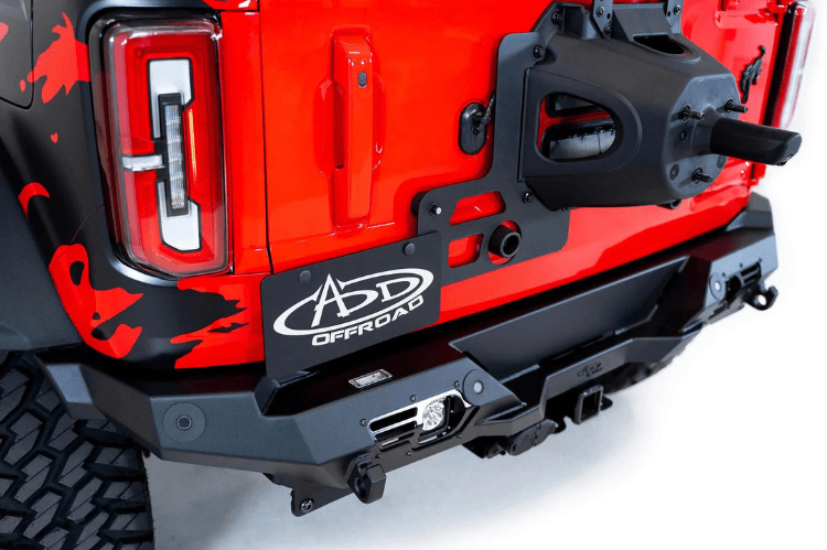 ADD R230141090103 Ford Bronco 2021-2024 Bomber Rear Bumper with Sensor Cutouts