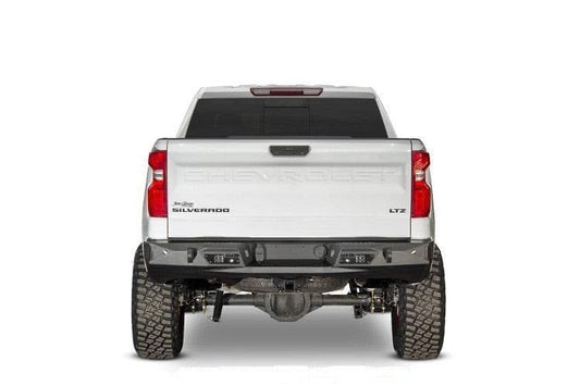 ADD R441061280103 Chevy Silverado 1500 2019-2022 Stealth Fighter Rear Bumper with Sensor Cutouts Blindspots