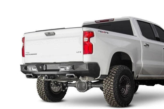 ADD R441081280103 Chevy Silverado 1500 2019-2022 Stealth Fighter Rear Bumper with Exhaust Tips Blindspots
