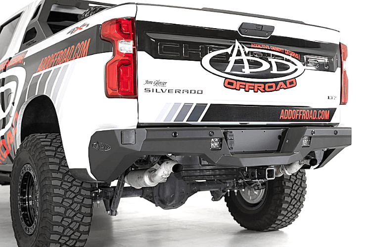 ADD R447711280103 Chevy Silverado 1500 2019-2021 Stealth Rear Bumper with Backup Sensors