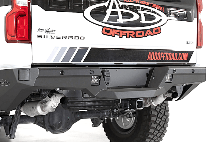 ADD R447711280103 Chevy Silverado 1500 2019-2021 Stealth Rear Bumper with Backup Sensors