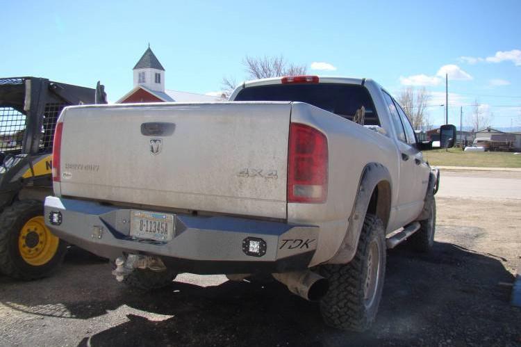 Throttle Down Kustoms Dodge Ram 2500/3500 Rear Bumper 2006-2009 RNO0609D