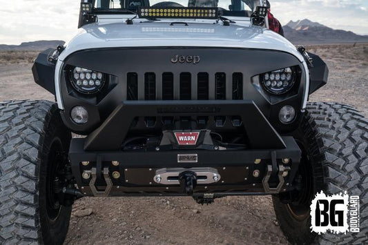 Bodyguard RXFBJ079J RX Jeep Wrangler JK Front Bumper 2007-2018