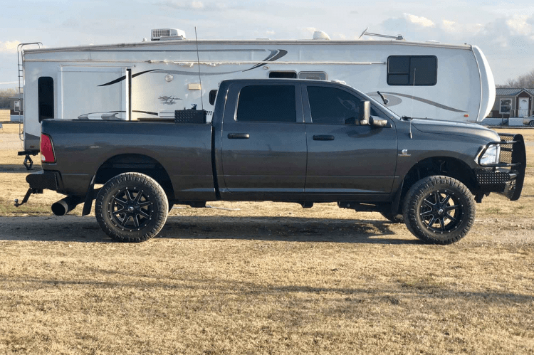 Rear bumper replacement BBD100BLSS by Ranch Hand, fits Dodge Ram 2500/3500 2010–2018, durable steel construction