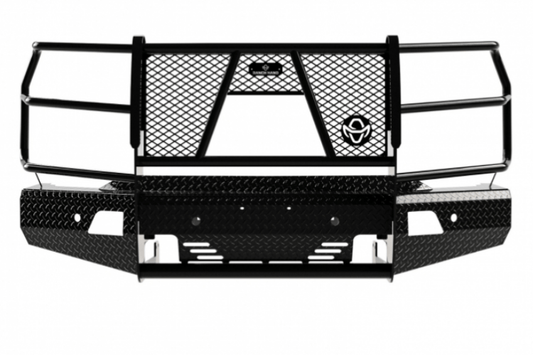 Ranch Hand FSC201BL1C Summit Series bumper with camera cutout for 2020–2023 Chevy Silverado HD