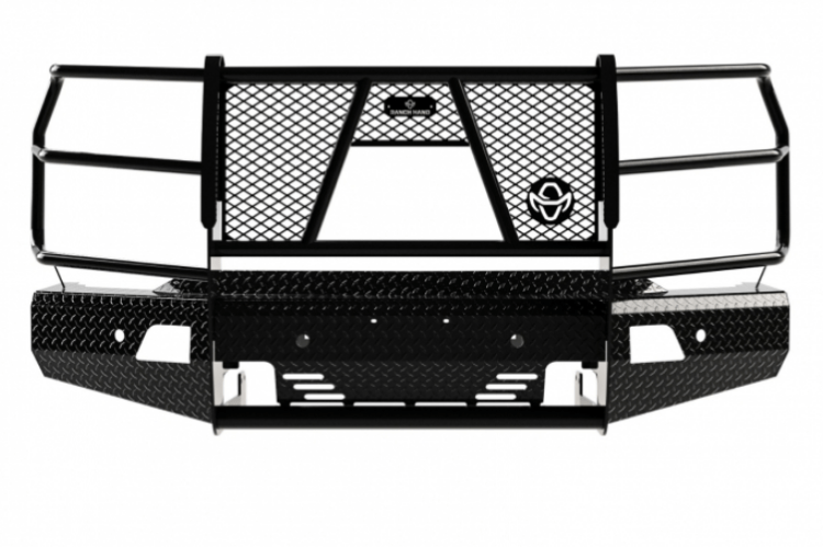 Ranch Hand FSC201BL1C Summit Series bumper with camera cutout for 2020–2023 Chevy Silverado HD