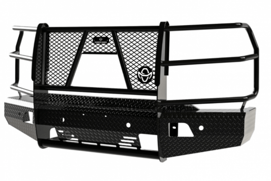 Ranch Hand FSC201BL1C Summit Series bumper with camera cutout for 2020–2023 Chevy Silverado HD