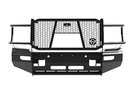 Heavy-duty Ranch Hand Summit bumper FSD191BL1C with sensor cutouts for Ram