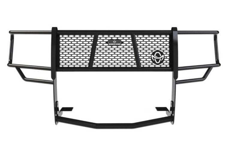 Durable Ranch Hand GGF19HBL1 grille guard for Ford Expedition, full protection model without camera support