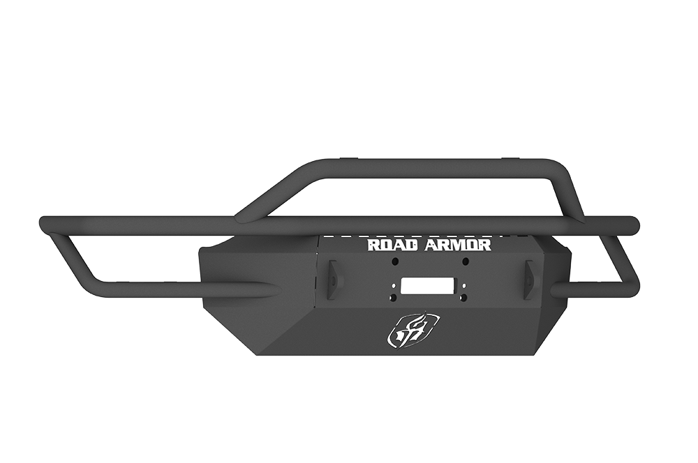 Road Armor Sahara Series SA4084B 2010-2018 Dodge Ram 2500/3500 Front Winch Ready Bumper Pre-Runner Style Black Finish
