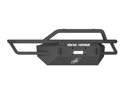 Road Armor Sahara Series SA6114B 2011-2016 Ford F250/F350/F450 Superduty Front Bumper, Black Finish, Pre-Runner Style, Sahara, Winch-Ready