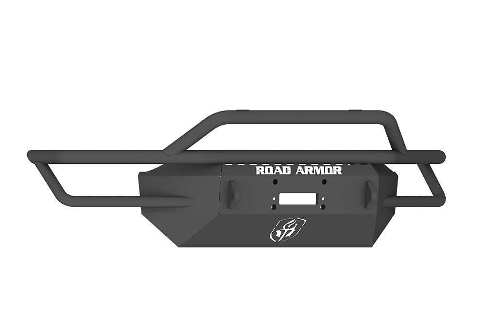 Road Armor Sahara Series SA6114B 2011-2016 Ford F250/F350/F450 Superduty Front Bumper, Black Finish, Pre-Runner Style, Sahara, Winch-Ready