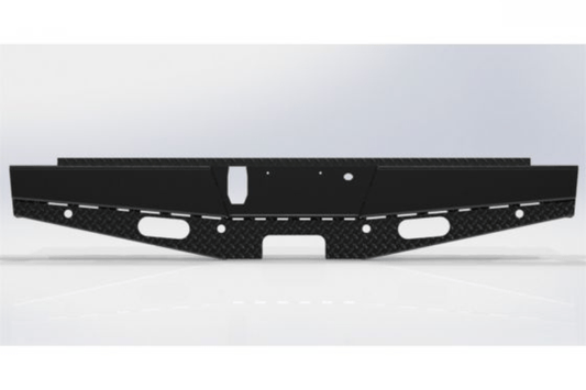Ranch Hand SBF21HBLSL Sport Rear Bumper for 2021-2023 Ford F-150, Heavy-duty and Built for Durability.