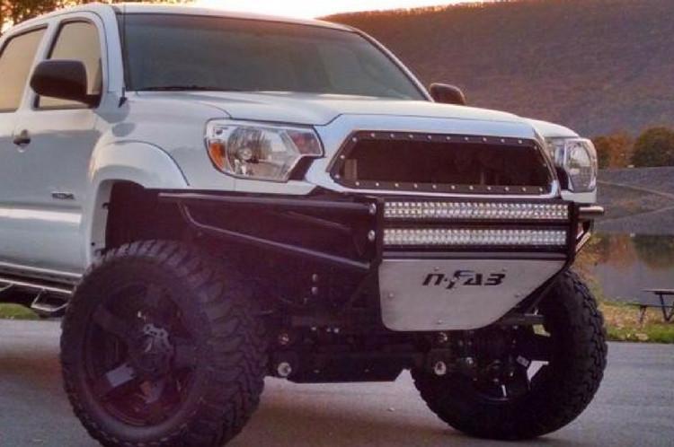 N-Fab T052LRSP Front Bumper Toyota Tacoma 2005-2015 Pre-Runner Gloss Black RSP