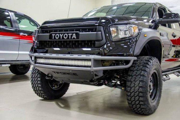 N-Fab T071MRDS Front Bumper Toyota Tundra 2010-2014 PreRunner Gloss Black M-RDS