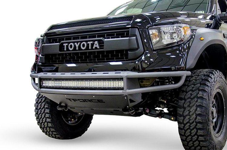 N-Fab T071MRDS Front Bumper Toyota Tundra 2010-2014 PreRunner Gloss Black M-RDS