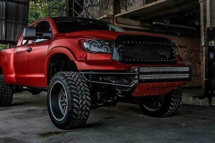 N-Fab T072LRSP Front Bumper Toyota Tundra 2007-2013 Pre-Runner Gloss Black RSP