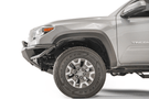 The Fab Fours TB16-02-1 Ultra Light Hybrid Front Bumper for 2016-2023 Toyota Tacoma is winch ready and features a pre-runner guard