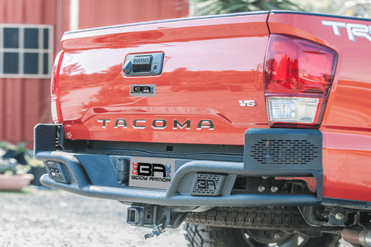 Body Armor TC-2962 Toyota Tacoma 2016-2021 Desert Series Rear Bumper Non-Winch