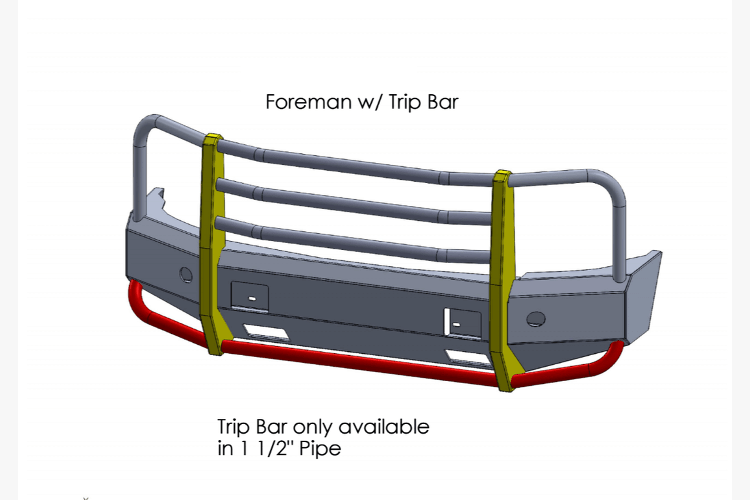 Truck Defender 1C-0306 Aluminum Chevy Silverado 1500 Front Bumper 2003-2006