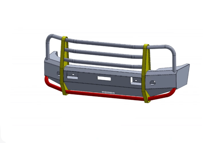 Truck Defender 2G-0306 Aluminum GMC Sierra 2500/3500 Front Bumper 2003-2006