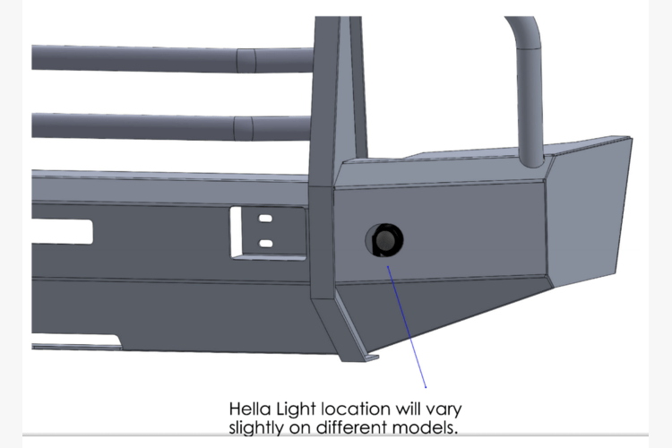 Truck Defender 1D-0608 Aluminum Dodge Ram 1500 Front Bumper 2006-2008