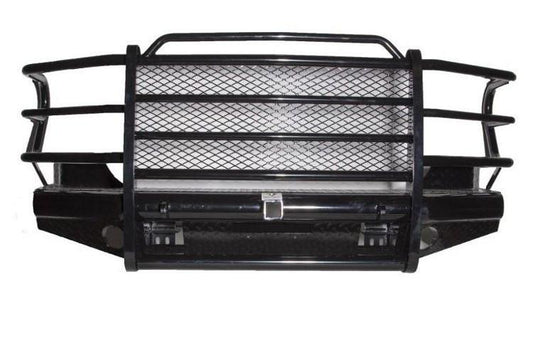 Tough Country Dodge Ram 1500 2002-2005 Front Bumper Expanded Metal without Tow Hooks,  Gloss Black Powder Coat Finish TFR0209DLRESM