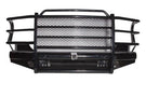 Tough Country Dodge Ram 4500/5500 2010-2015 Front Bumper with Expanded Metal and Tow Hooks,  Gloss Black Powder Coat Finish TFR1155D
