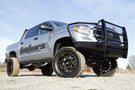 Fab Fours TT07-K1860-1 Toyota Tundra 2007-2013 Black Steel Front Bumper Full Guard with Tow Hooks