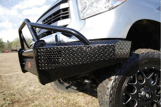 Fab Fours Toyota Tundra 2007-2013 Front Bumper Pre-Runner Guard with Tow Hooks TT07-K1862-1
