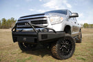 Fab Fours TT14-R2862-1 Toyota Tundra 2014-2021 Black Steel Elite Front Bumper with Pre-Runner Guard