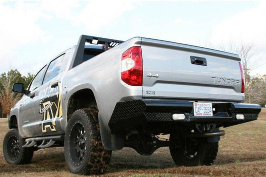 Fab Fours TT14-T2850-1 Toyota Tundra 2014-2021 Black Steel Rear Bumper