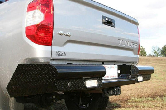 Fab Fours TT14-T2850-1 Toyota Tundra 2014-2021 Black Steel Rear Bumper